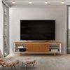 Rack TV Vekkahome Loren Hasta 75" Caf&eacute;