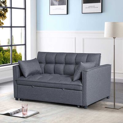 Imagen 1 del producto Futón Idetex Brela 2 Cuerpos Gris