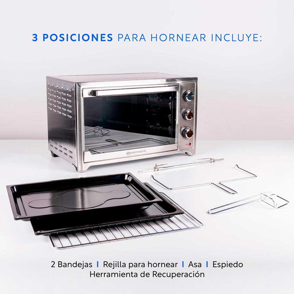 Horno Eléctrico Easyways Oven Master 45 lts.