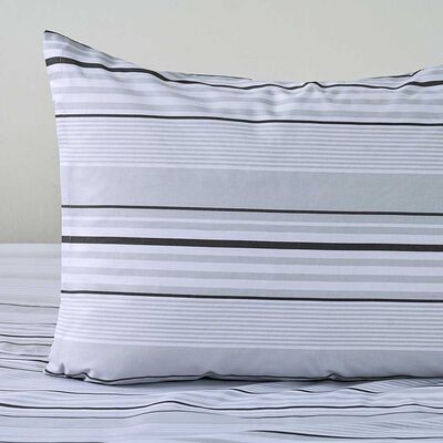 Imagen 2 del producto Juego de Sábanas American Family 1 Plaza 144 Hilos Zircon Gris