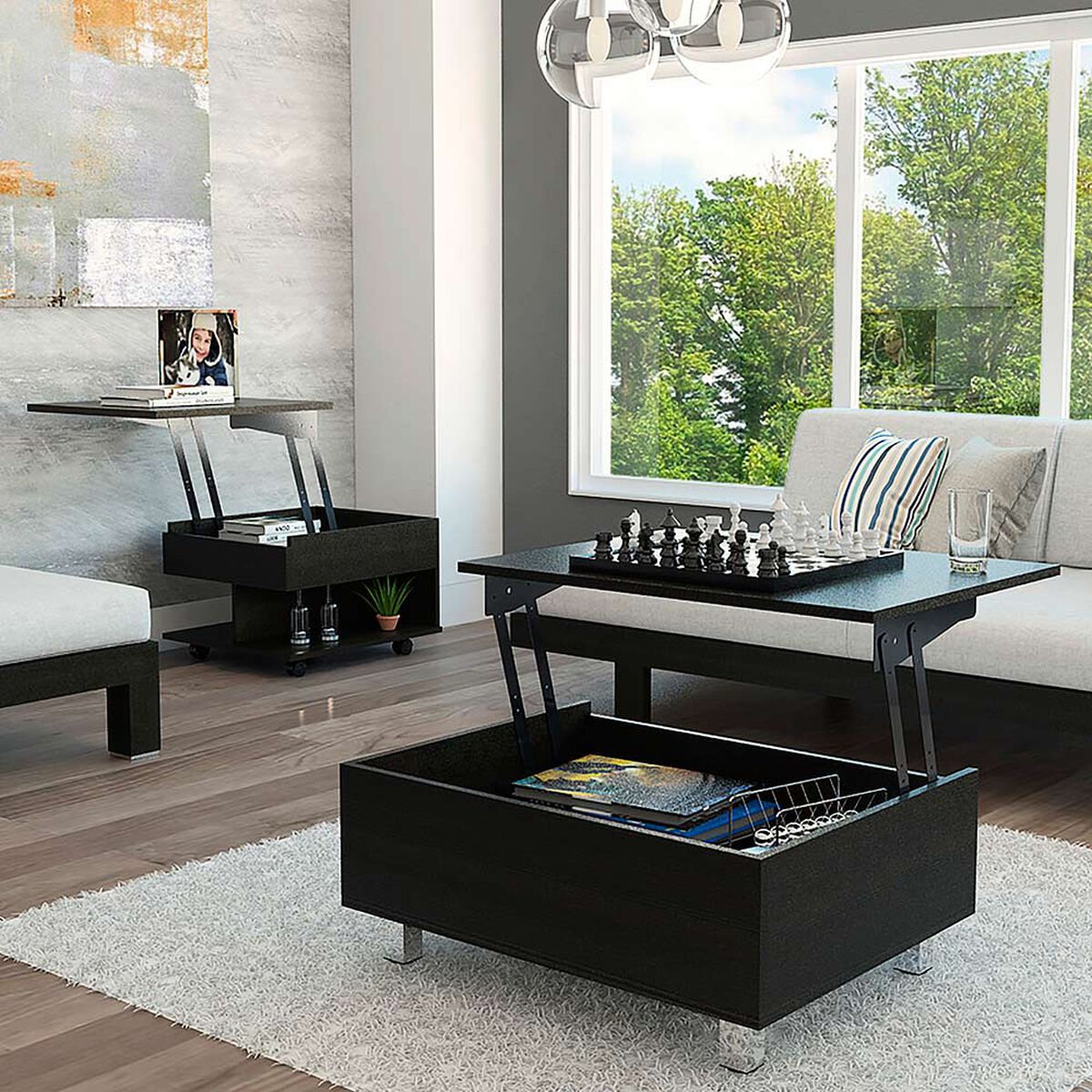Mesa de Centro + Mesa Funcional TuHome