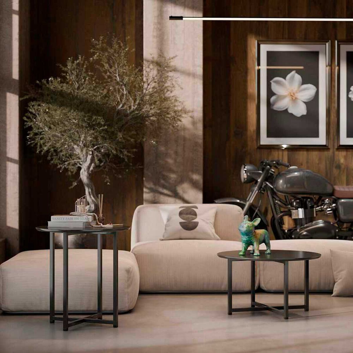 Mesa Lateral Onessta Flow Negro