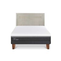 Cama Europea CIC 2 Plazas Ortopedic Advance + Respaldo Milan Alpino