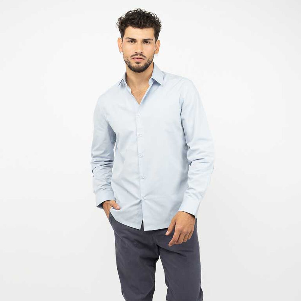 Camisa Slim Manga Larga Hombre Zibel