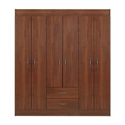 Imagen 2 del producto Closet Stanford 6 Puertas 2 Cajones Cerezo