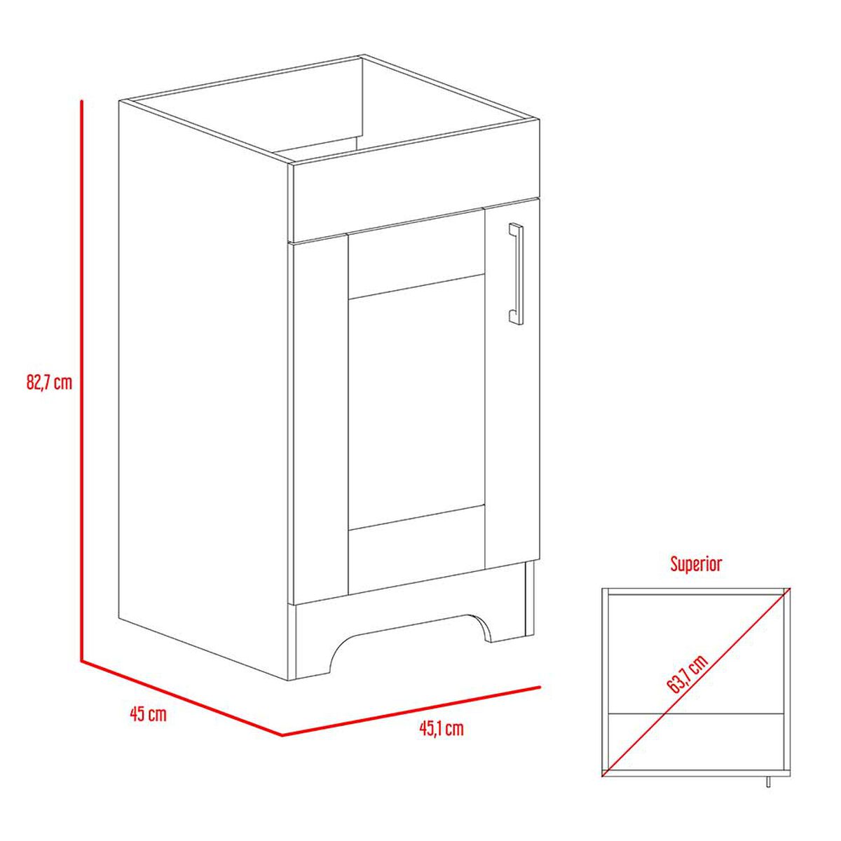 Mueble de Lavamanos + Lavamanos TuHome Barcelona