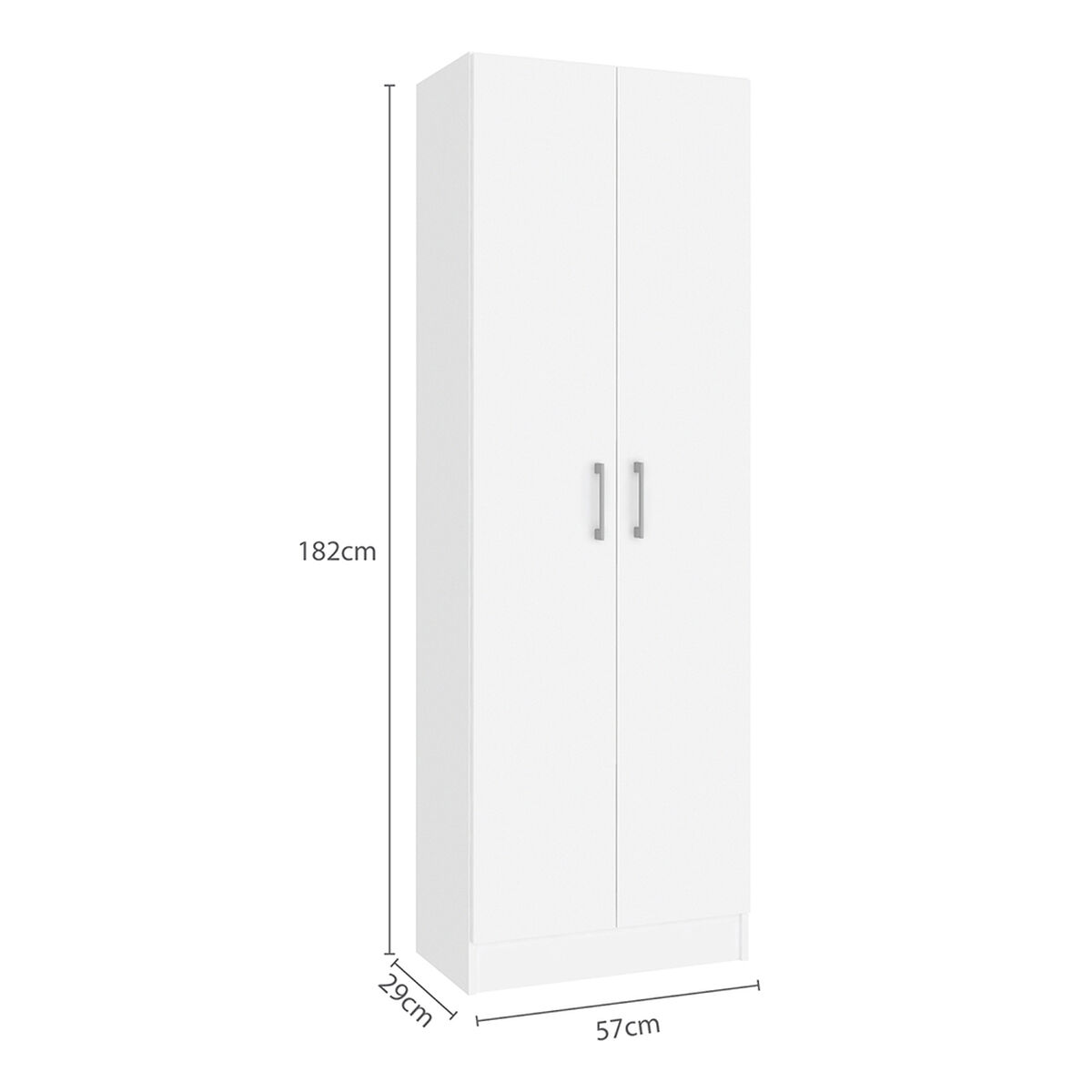 Despensa Vekkahome Winner 2 Puertas Blanca