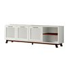 Rack TV Yardas Genesis Hasta 75" Blanco