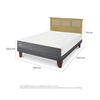 Cama Europea CIC 2 Plazas Smart + Respaldo Torino Mostaza