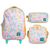 Pack 3 Piezas Mochila Arcoirís, Lonchera y Estuche Moose