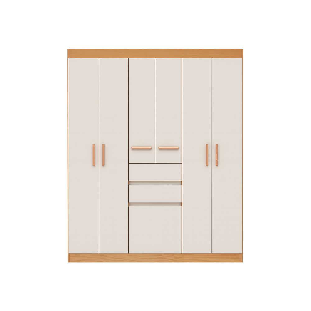 Closet Vekkahome Berna 7 Puertas 2 Cajones Beige