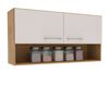 Mueble de Cocina Aereo Vekkahome Evandro 2 Puertas Blanco