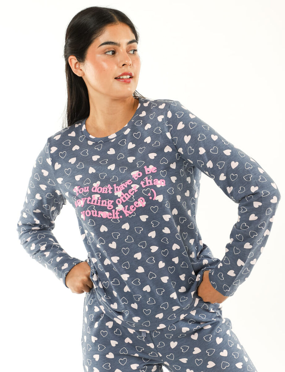 Pijama Corazones Mujer Icono