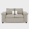 Sofá Mons Sicilia 2 Cuerpos + Dos Pouf 1 Cuerpo Beige