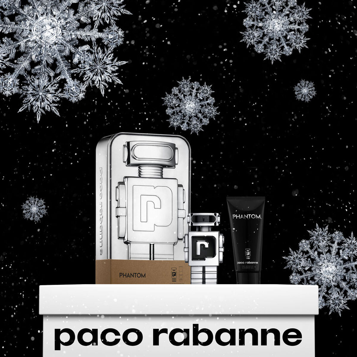 Set Perfume Paco Rabanne Phantom EDT 50 ml + Sg100 Launch/ Hd20