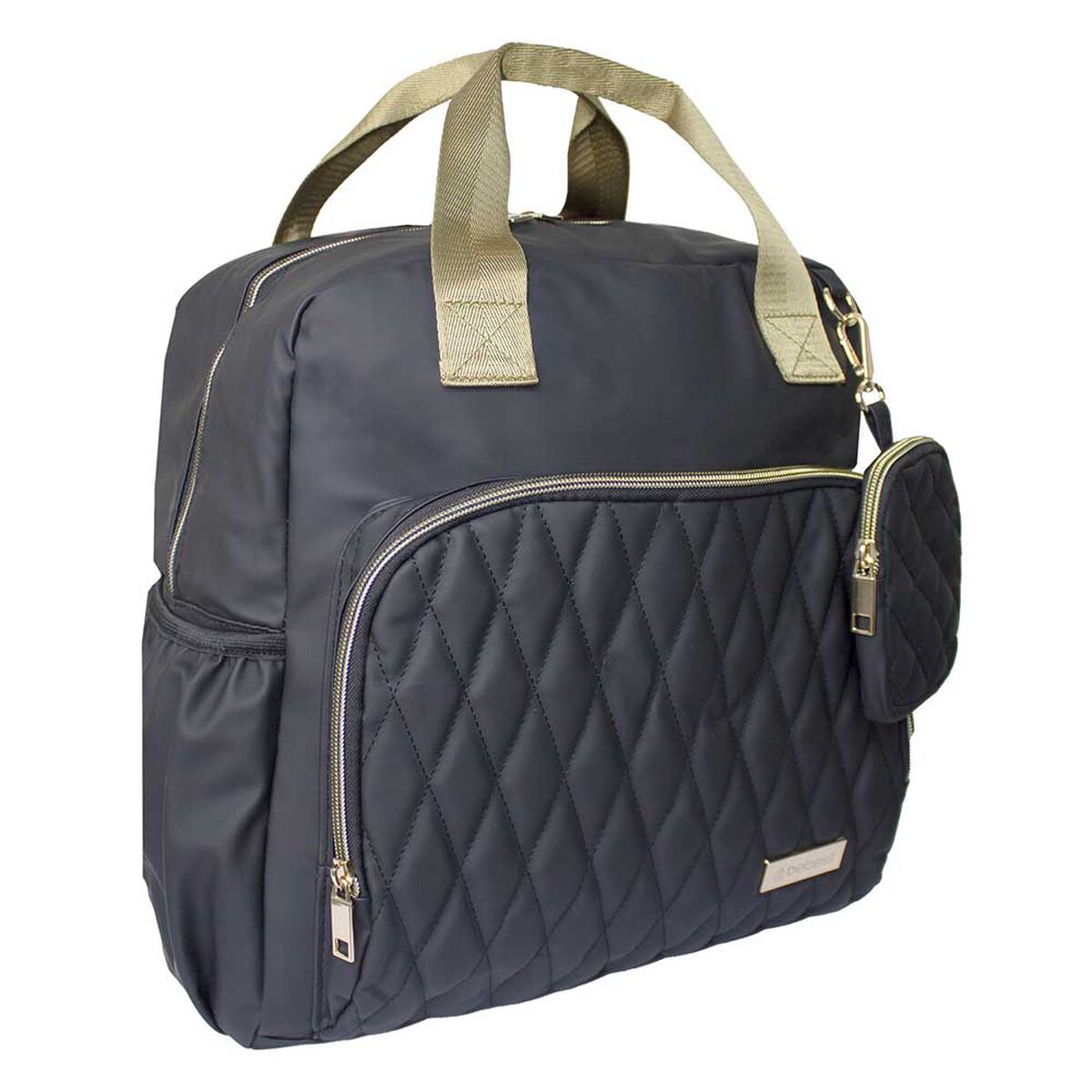 Mochila Maternal&nbsp;Pa&ntilde;alera Black Gold Bebesit