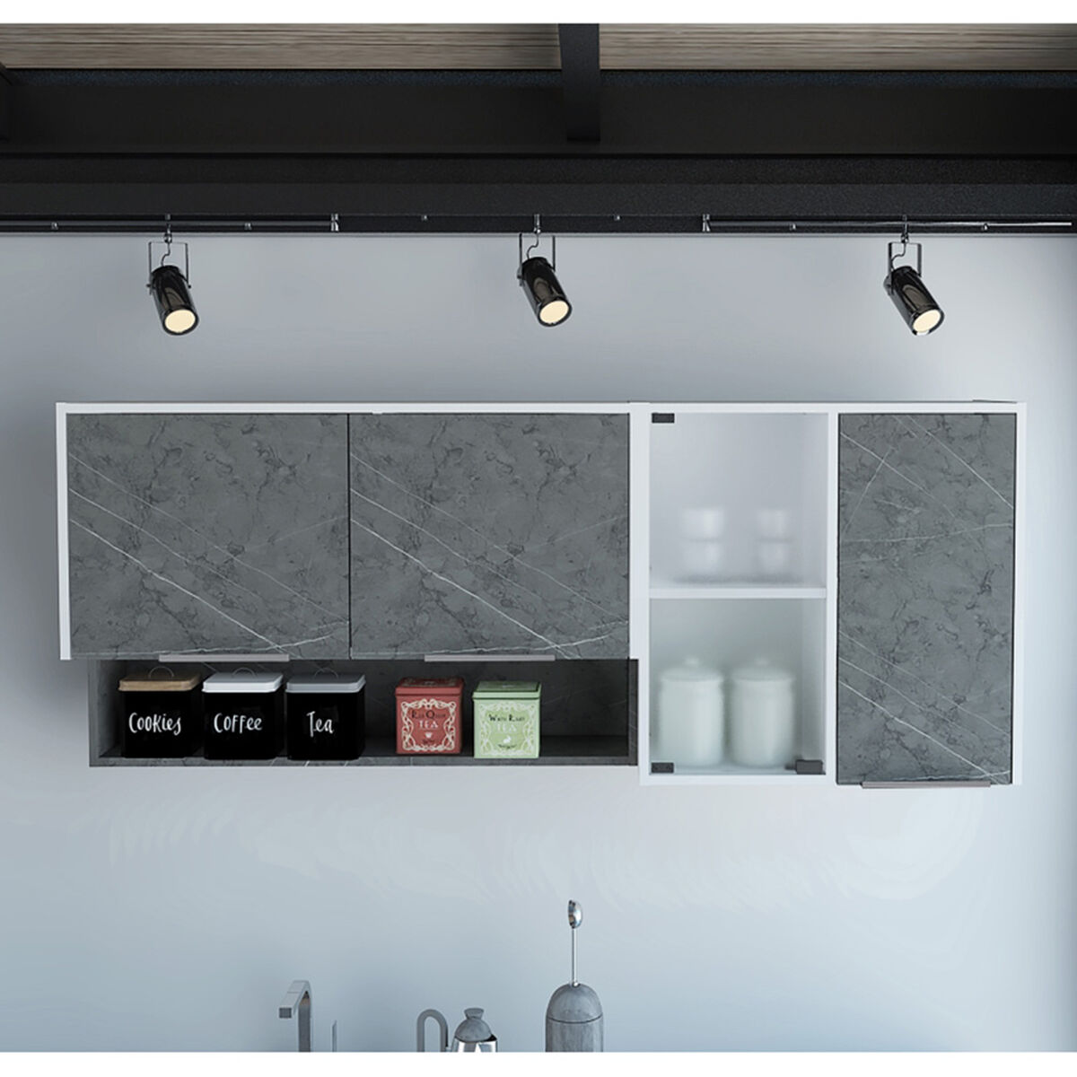 Mueble de Cocina Superior TuHome Akita