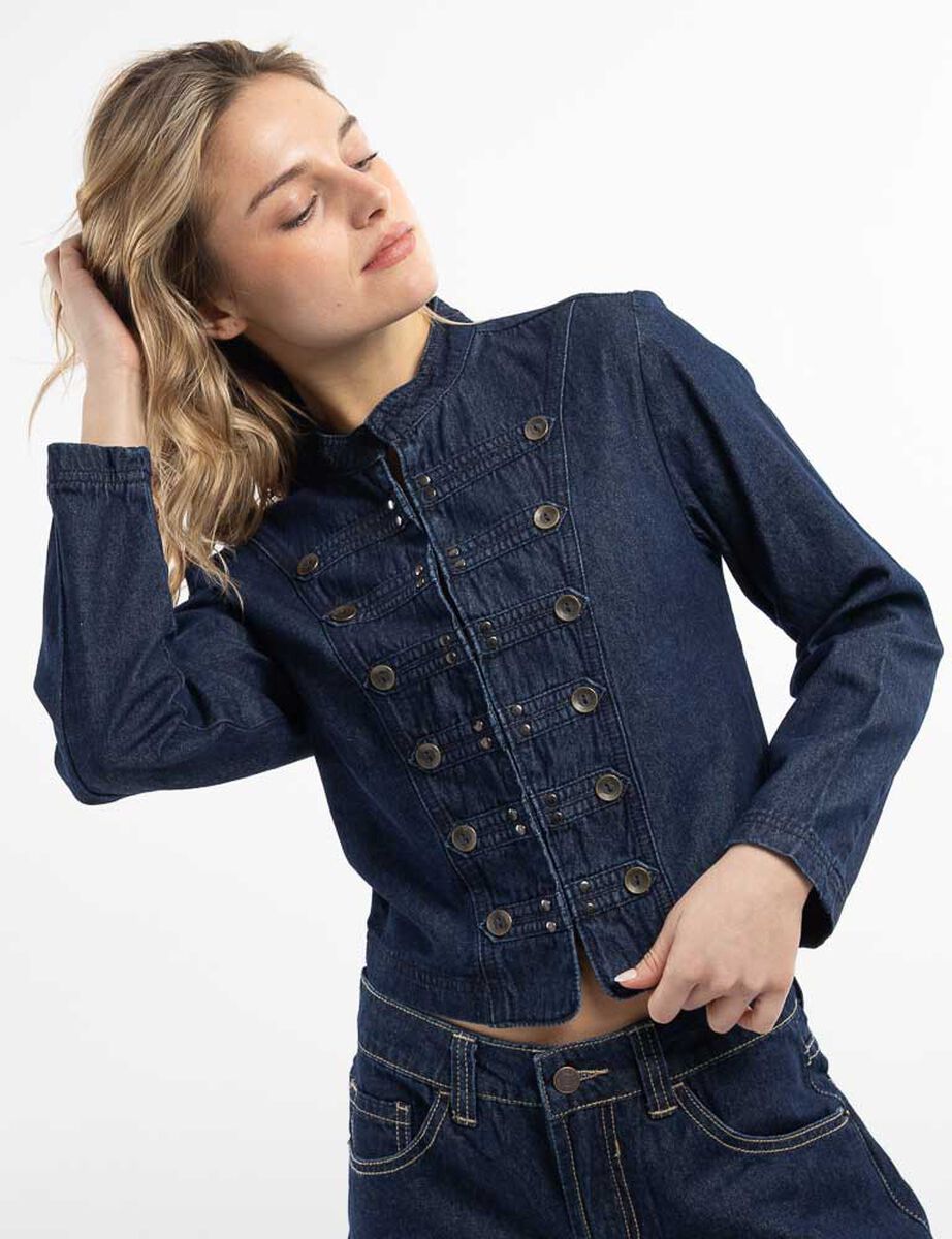 Chaqueta Denim Napole&oacute;n Mujer Icono