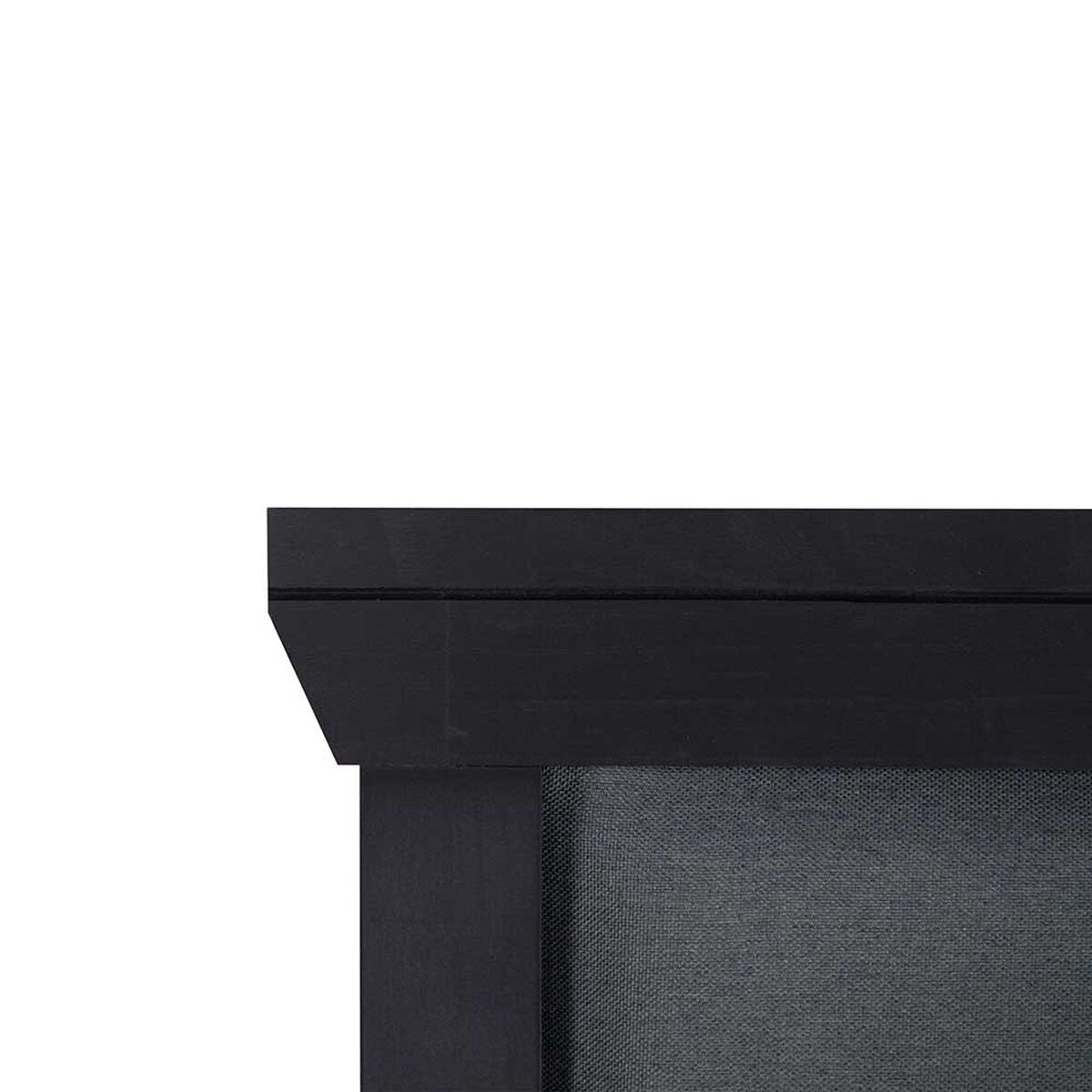 Cama Europea CIC Base Dividida King Ortopedic + Respaldo Torino Negro