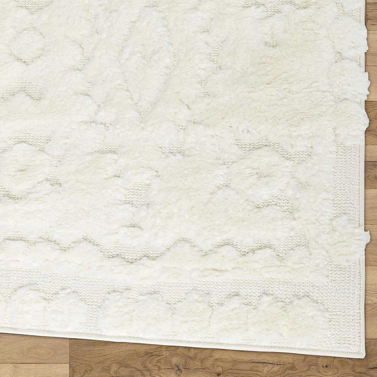 Alfombra Pasillo Modalfo Palafito Blanca 70 x 230 cm