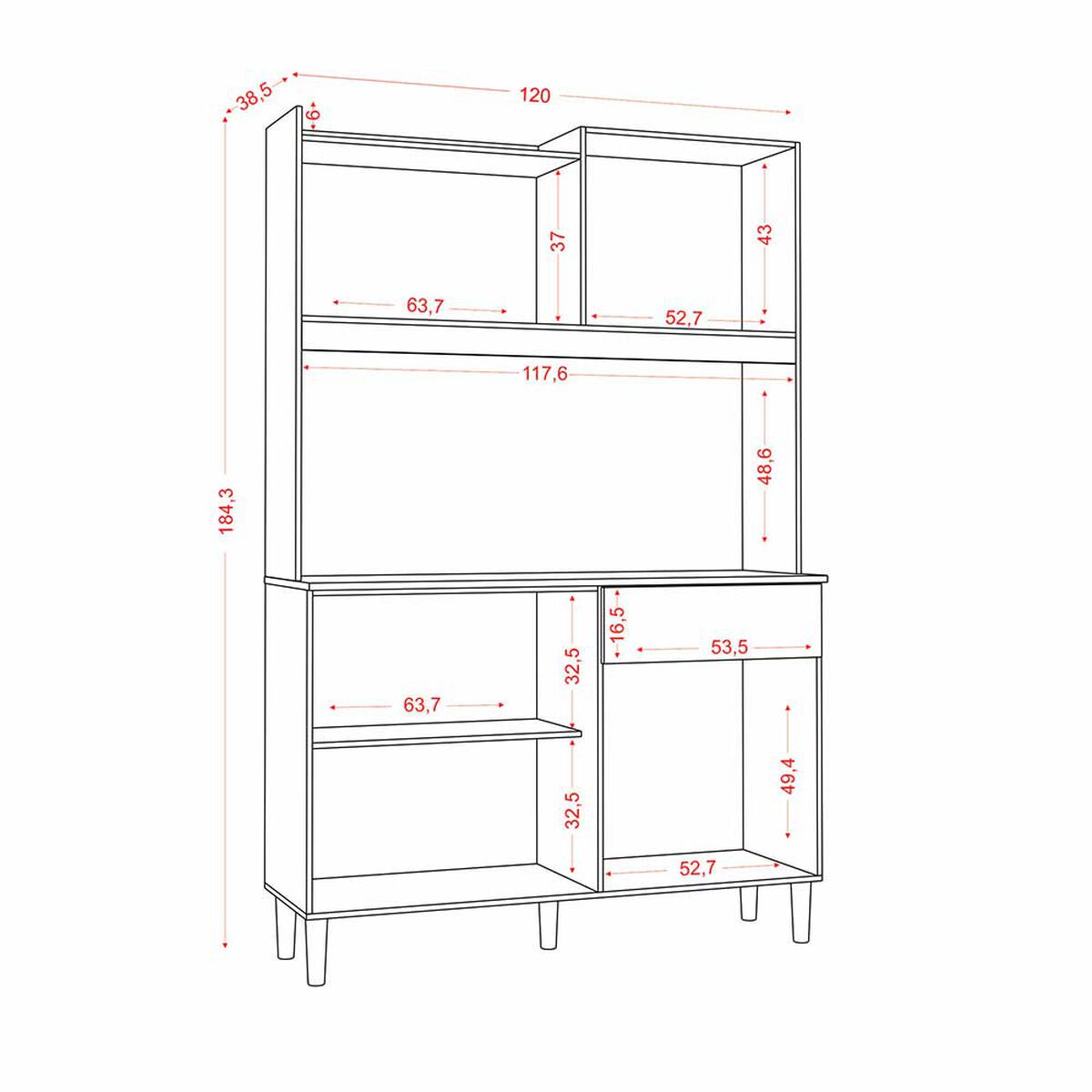 Mueble de Cocina Casanova White