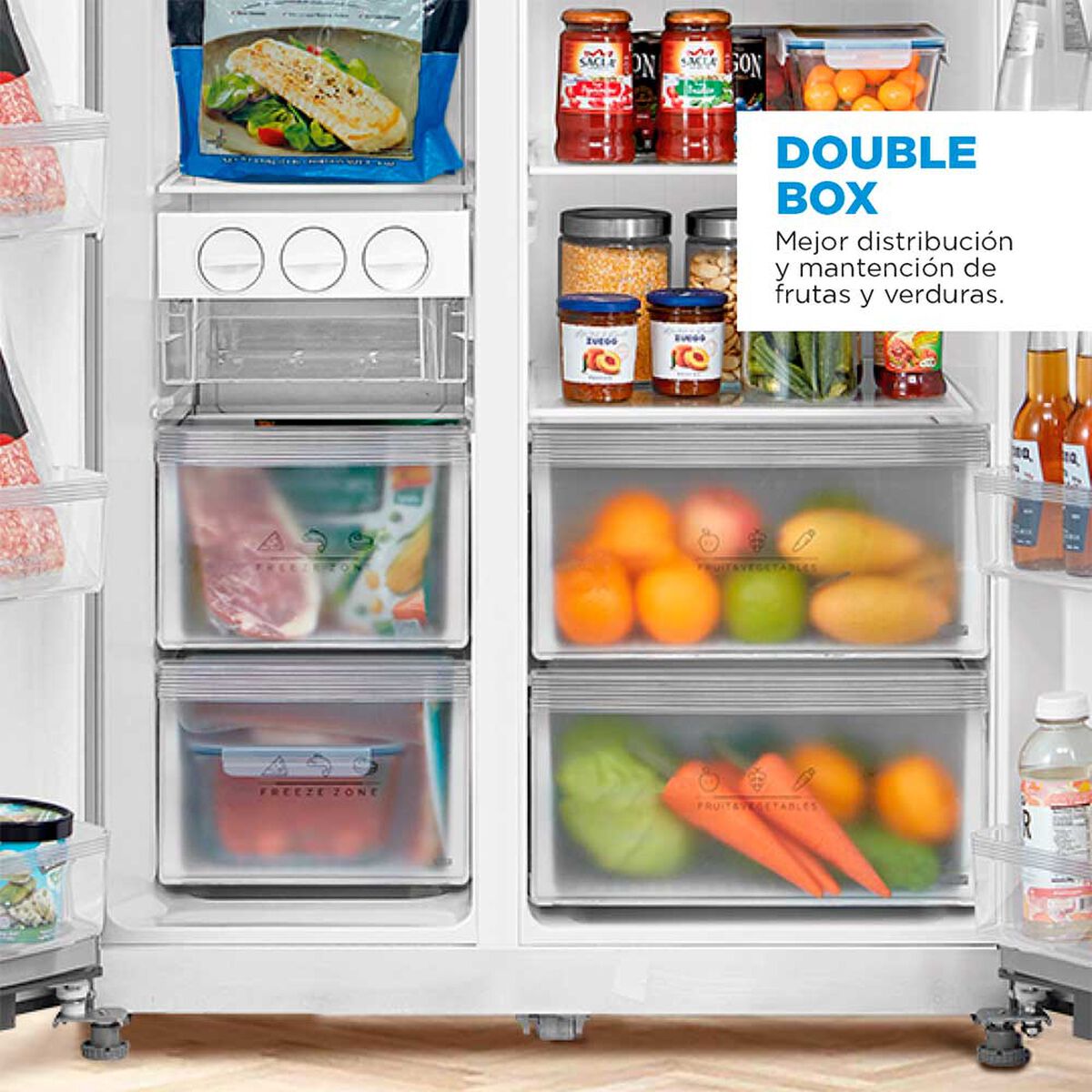 Refrigerador Side by Side Midea MDRS710FGE46 525 lts.