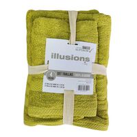 Set 4 Toallas Illusions Lima