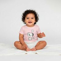 Short Textura Niña Chess Baby Blanco