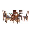 Juego de Comedor Latam Home Merida 6 Sillas Gris Oscuro