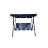 Sill&oacute;n Columpio de Terraza Casanova 3 Cuerpos Azul