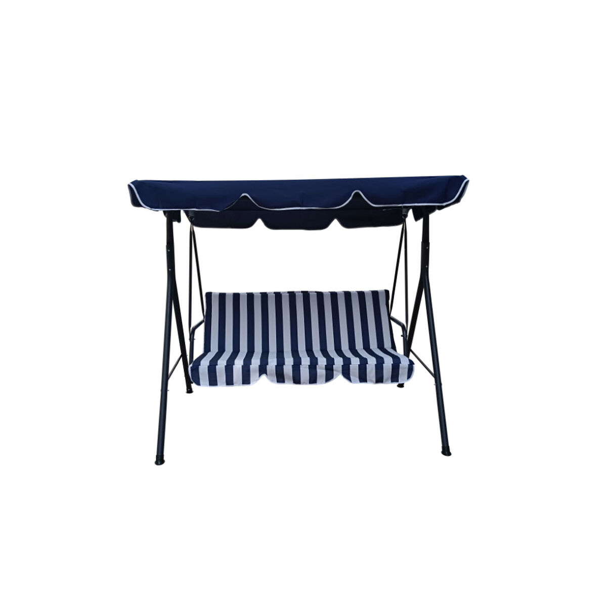 Sill&oacute;n Columpio de Terraza Casanova 3 Cuerpos Azul