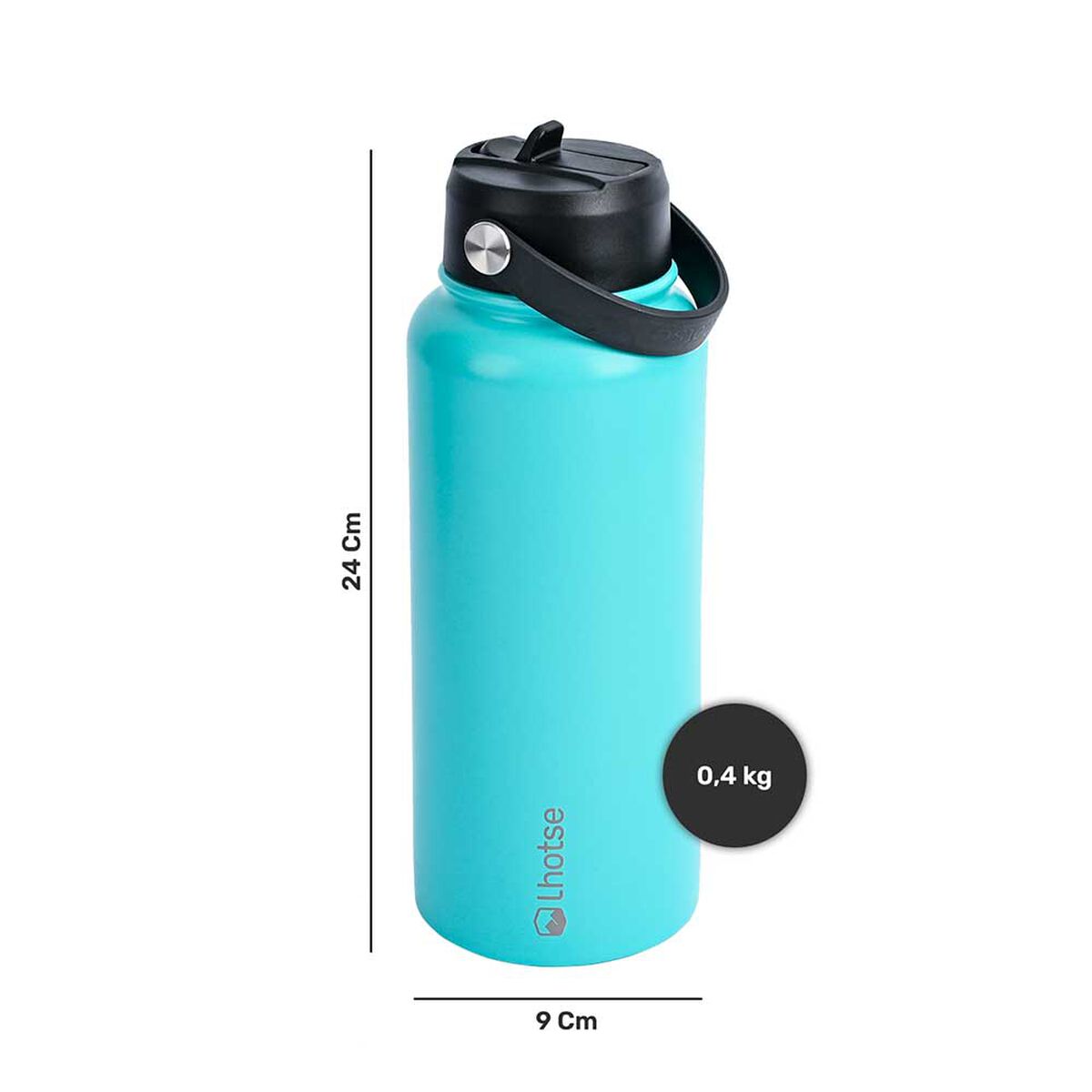 Botella Térmica Insulada Hydro 960ml Celeste Lhotse