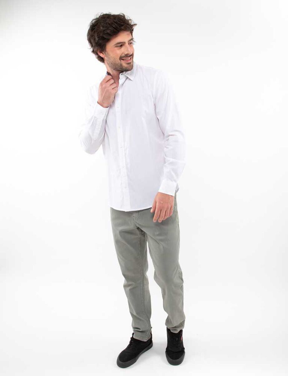 Camisa Algodón Manga Larga Hombre Portman Club