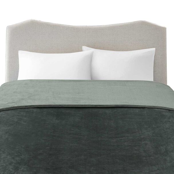 Frazada Flannel Illusions 1,5 Plazas Aqua
