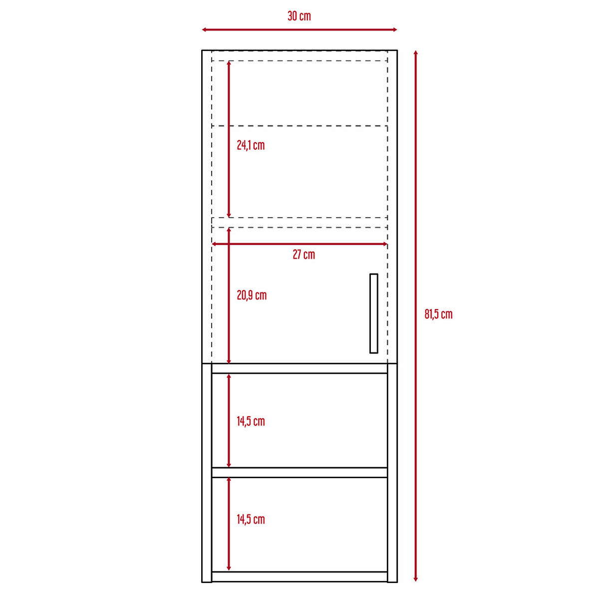 Botiquín + Mueble Lavamanos + Muro + Optimizador TuHome Bath 300