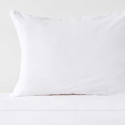 Imagen 2 del producto Juego de Sábanas American Family 1 Plaza 144 Hilos Liso Blanco