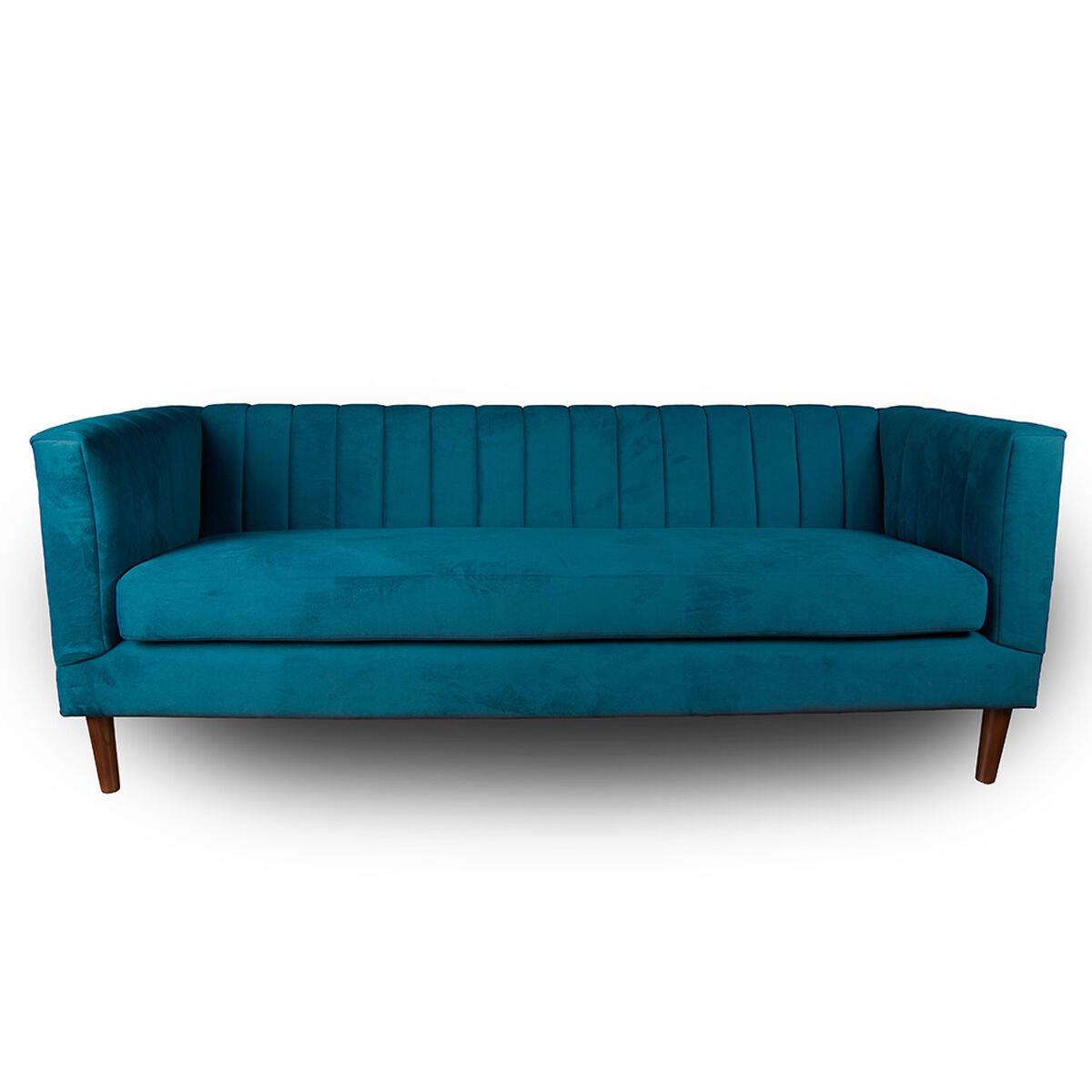 Sof&aacute; Tela Velvet Latam Home Sorrento 3 Cuerpos