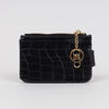 Billetera Negro Croc Icono