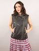 Chaqueta Biker Ecouero Sin Mangas Mujer Icono