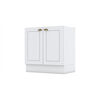 Mueble de Cocina Base Home Mobili Tulum 2 Puertas Blanco