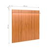 Panel TV Decocasa Neon Float hasta 80" Canela