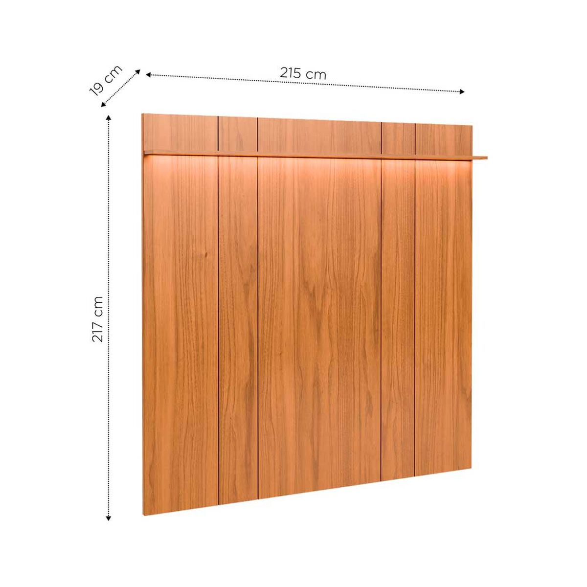 Panel TV Decocasa Neon Float hasta 80" Canela