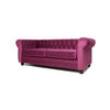 Sofá Barra Design Chesterfield 3 Cuerpos Morado