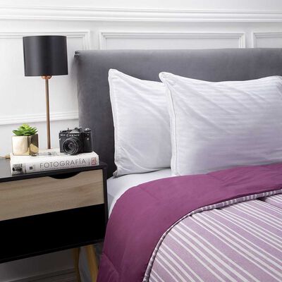 Imagen 2 del producto Plumón Soft Touch Estampado Zibel 1,5 Plazas Liso Berry