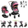 Coche Travel System Deluxe 360° Rosado Bebesit