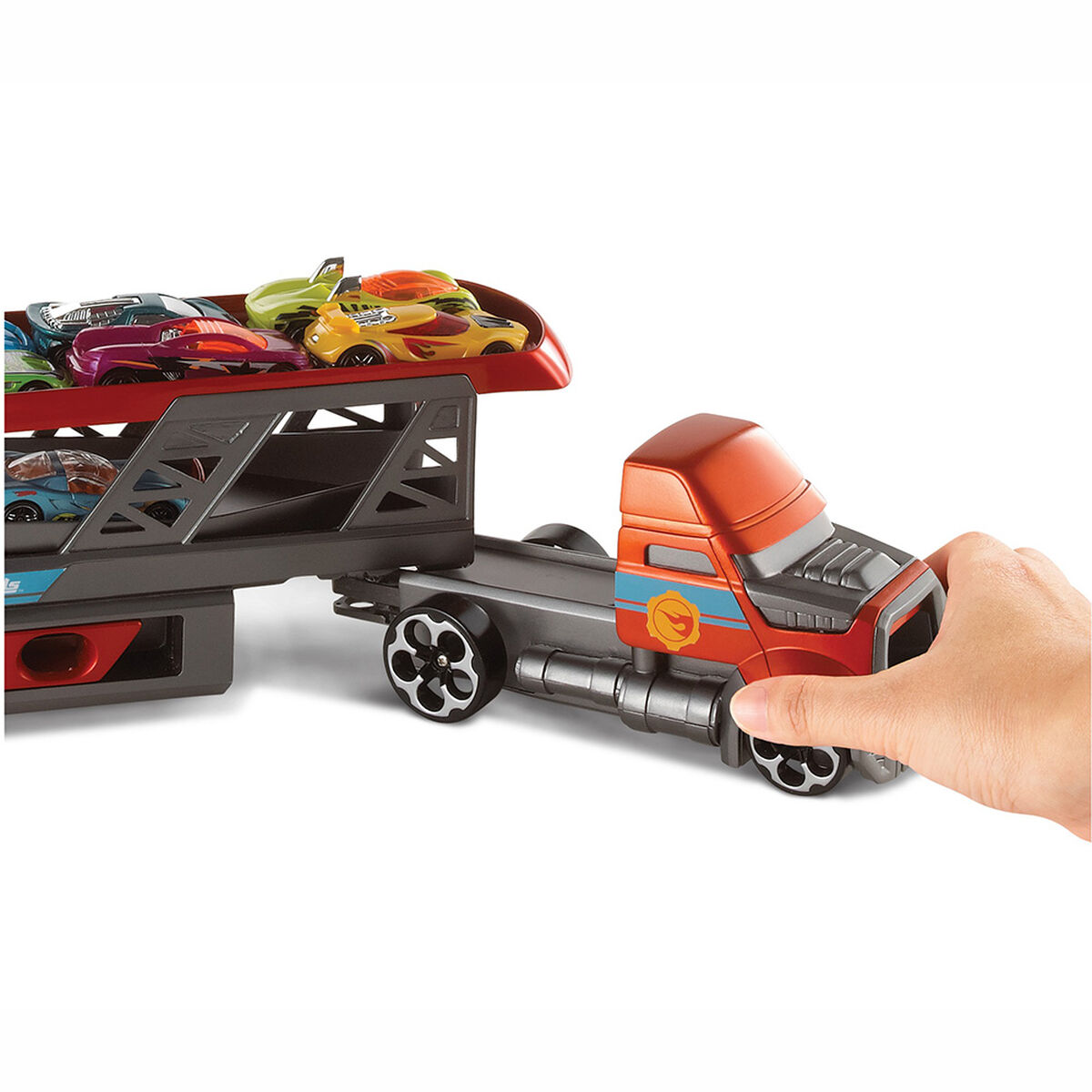 Hot Wheels Action Súper Remolque Lanzador