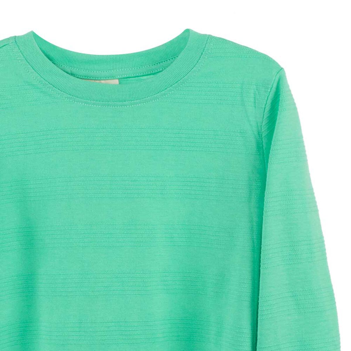 Polera Manga Larga de Algodón Niño Chess