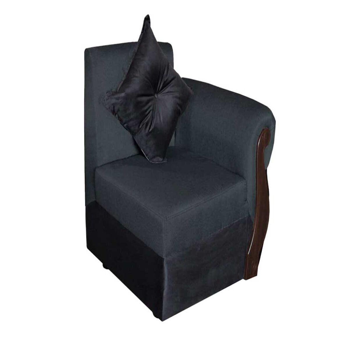 Modular Diseño A&M Home Madison Derecho 5 Cuerpos Negro