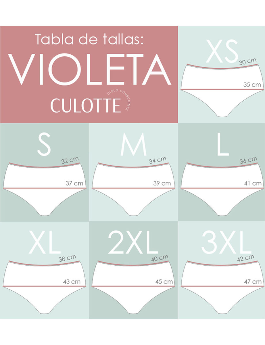 Calzón Menstrual Pantaleta Mujer Culotte Vio
