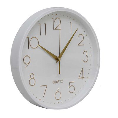Imagen 2 del producto Reloj de Pared Plástico Vgo Circular 25 cm Blanco